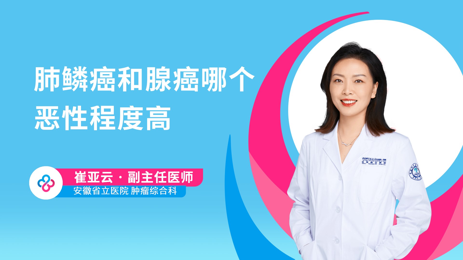 肺鳞癌和腺癌哪个恶性程度高视频封面