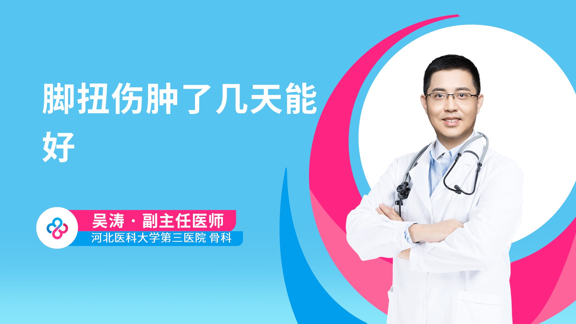 脚扭伤肿了几天能好视频封面